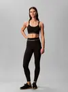 Calvin Klein ICON SPORT WIDE WB 7, UB1 Siyah Kadın Tayt