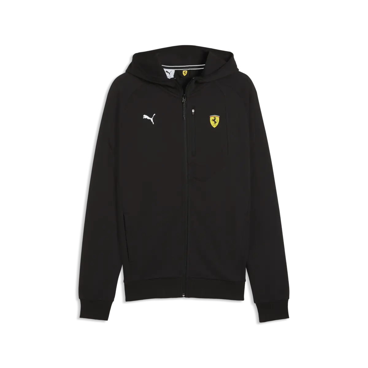 Puma Ferrari HDD PM1 Sweat Jacket Siyah Erkek Fermuarlı Üst