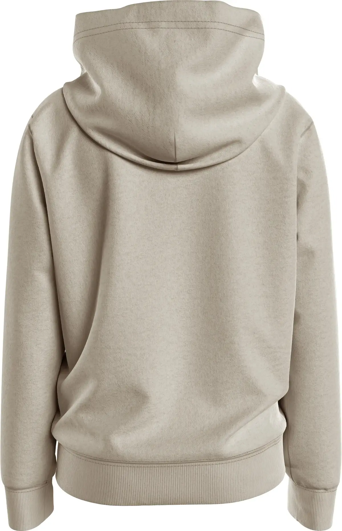 Calvin Klein MONOGRAM OFF PLACED Kadın Krem Sweatshirt