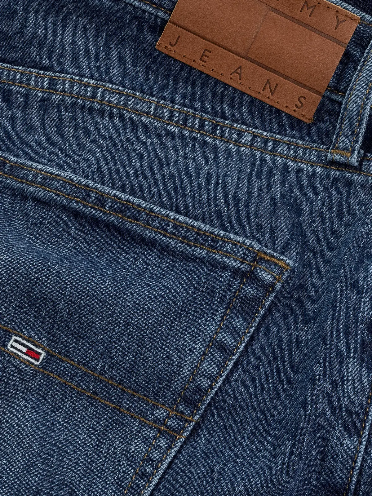 Tommy Hilfiger OTIS REGULAR STR BI0, 1BK Mavi Erkek Kot Pantolon