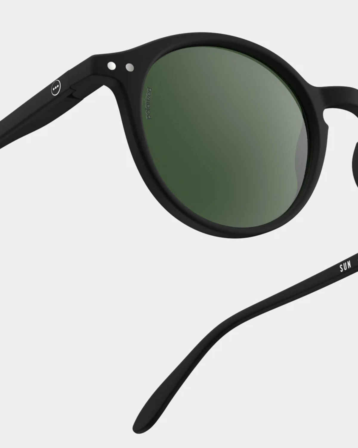 IZIPIZI Sun #D Polarized Black- Siyah Yetişkin Polarize Güneş Gözlüğü