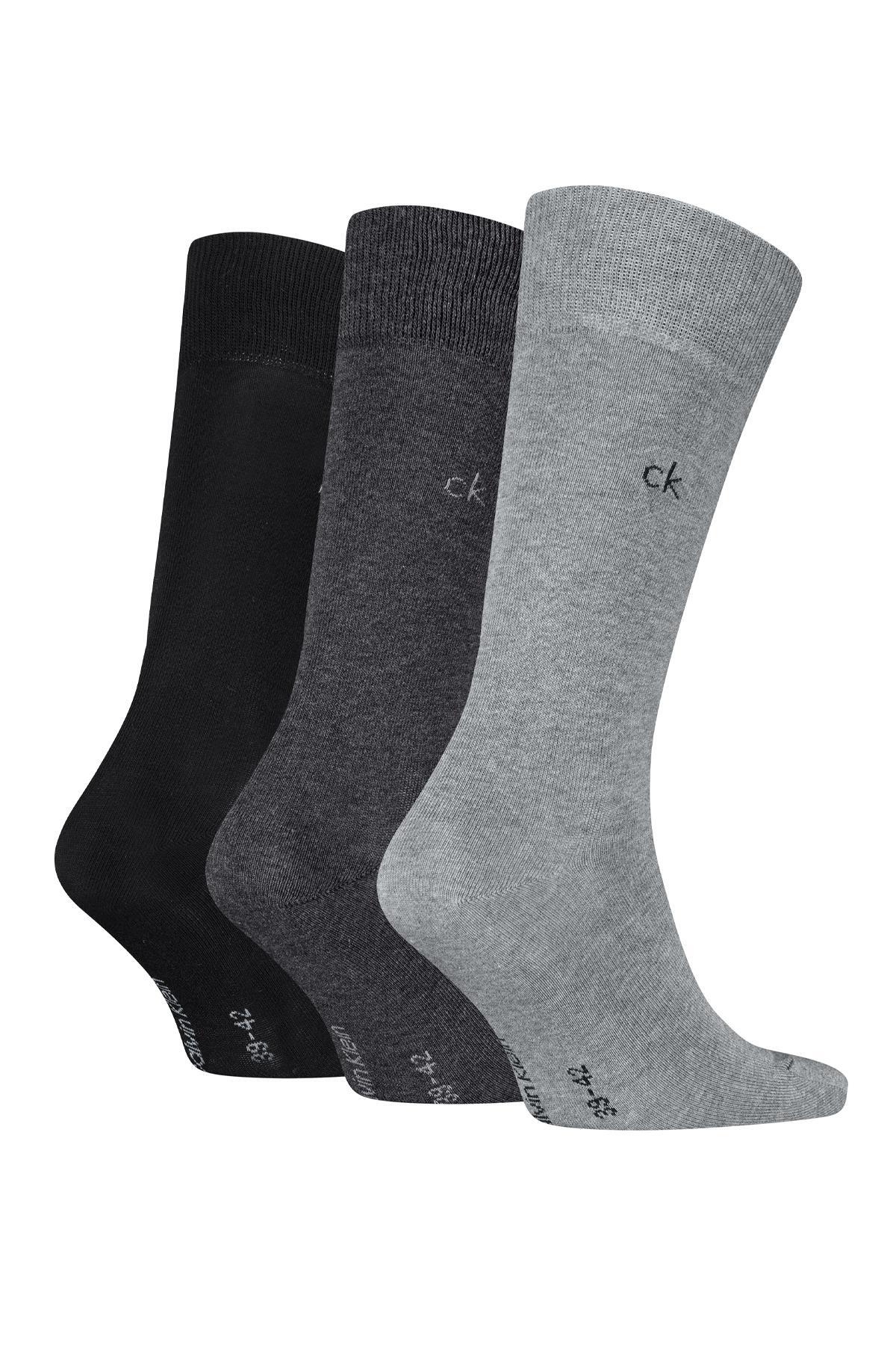 Calvin Klein CK MEN SOCK 3P Siyah Erkek Çorap