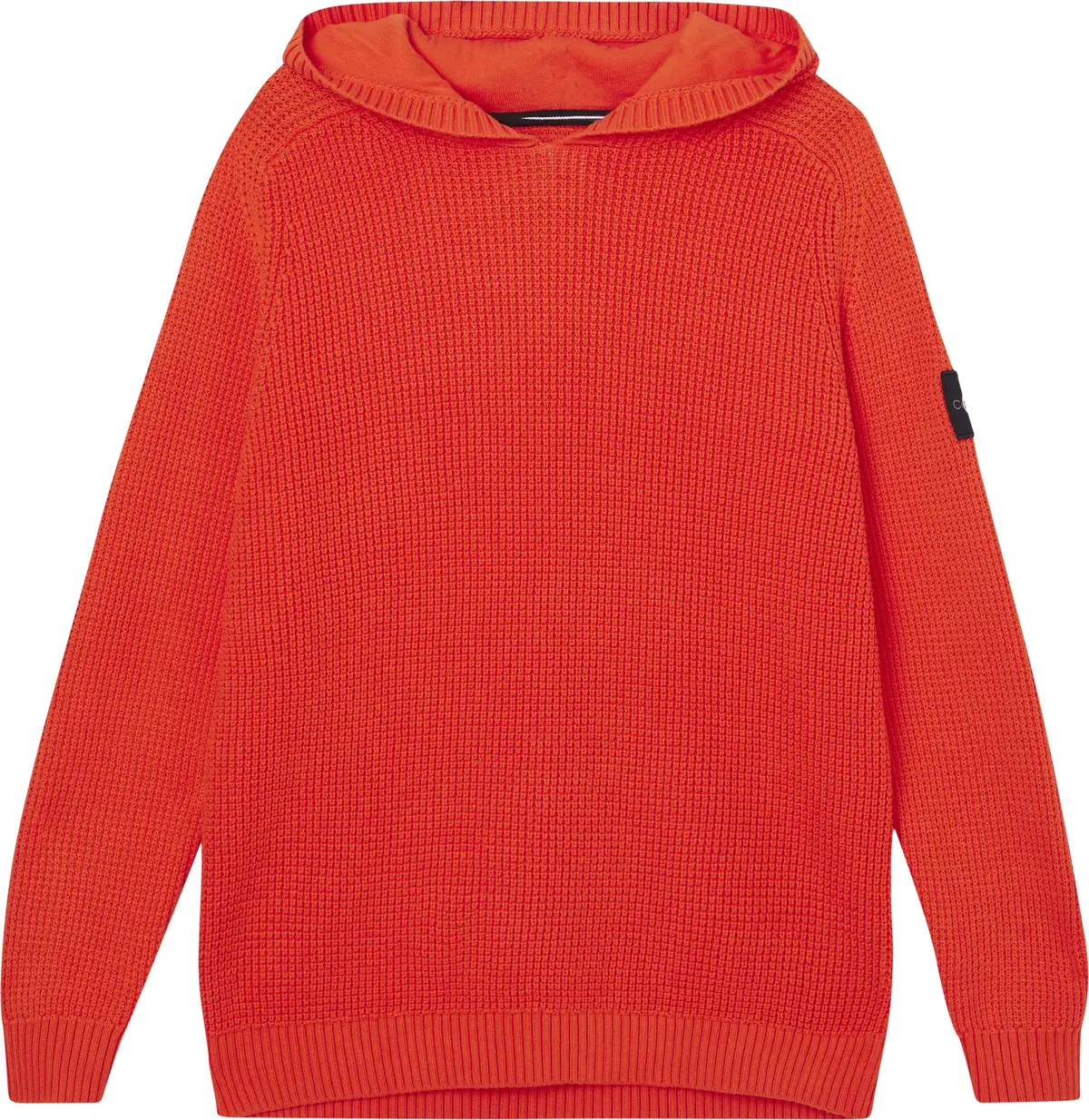 Calvin Klein MONOLOGO BADGE SWEAT Erkek Turuncu Kazak