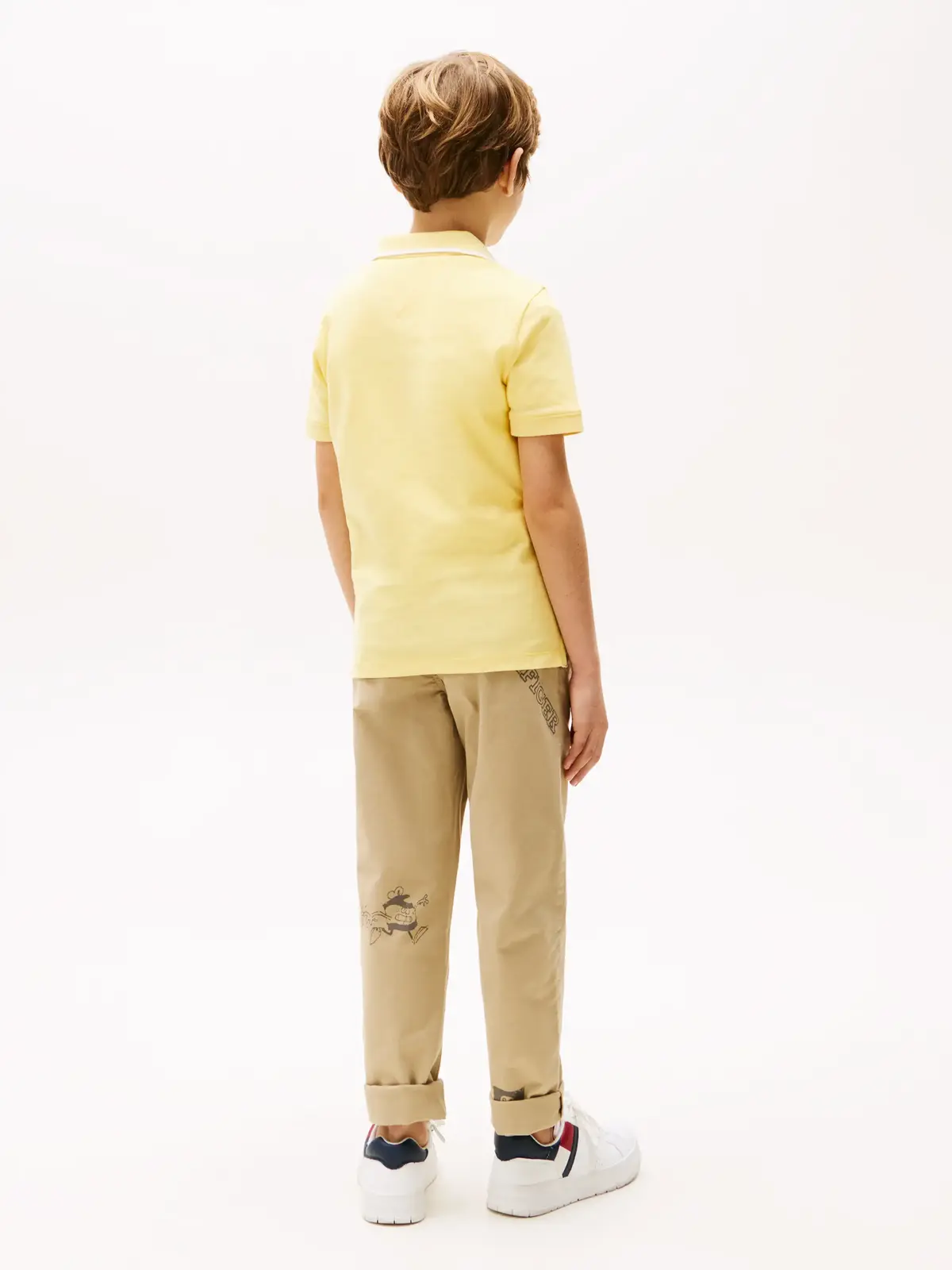 Tommy Hilfiger TOMMY FLAG HILFIGER, ZF0 Sarı Erkek Çocuk T-Shirt & Polo