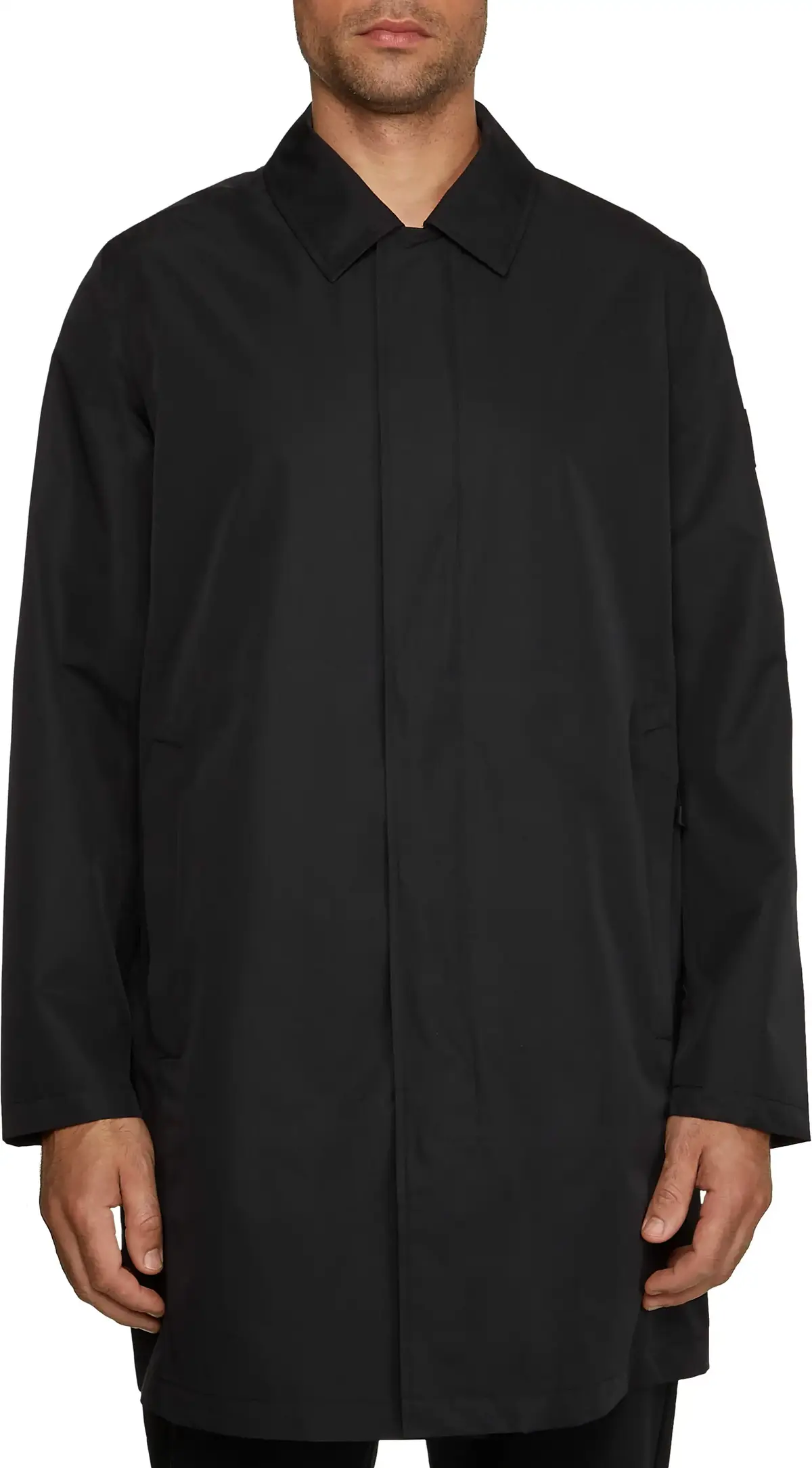 Calvin Klein TECHNICAL RAINCOAT Erkek Siyah Mont