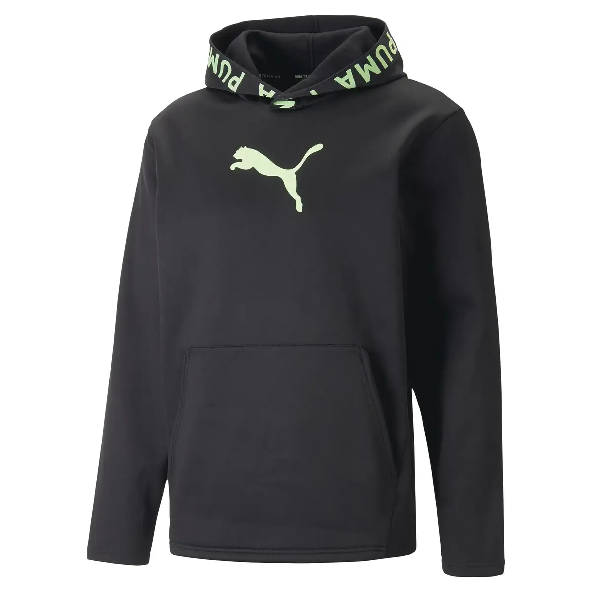 Puma Traın Pwr Fleece Hoodıe Siyah Erkek Koşu Ve Yürüyüş Hoodie