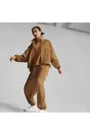 Puma Infuse Woven Track Jacket Camel Kadın Fermuarlı Sweatshirt