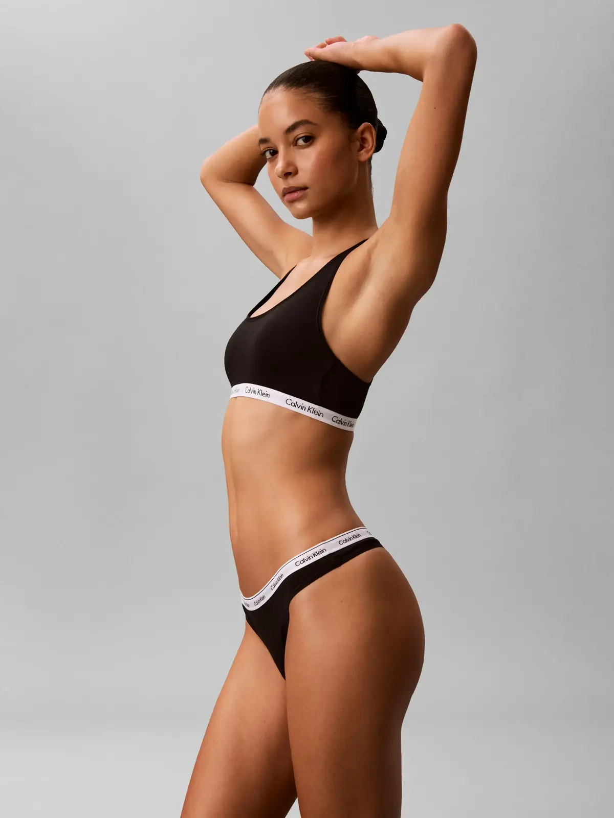 Calvin Klein THONG 5 PK Siyah Kadın 5li Tanga Set