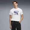 Puma GRAPHIC Tee Beyaz Erkek T-Shirt