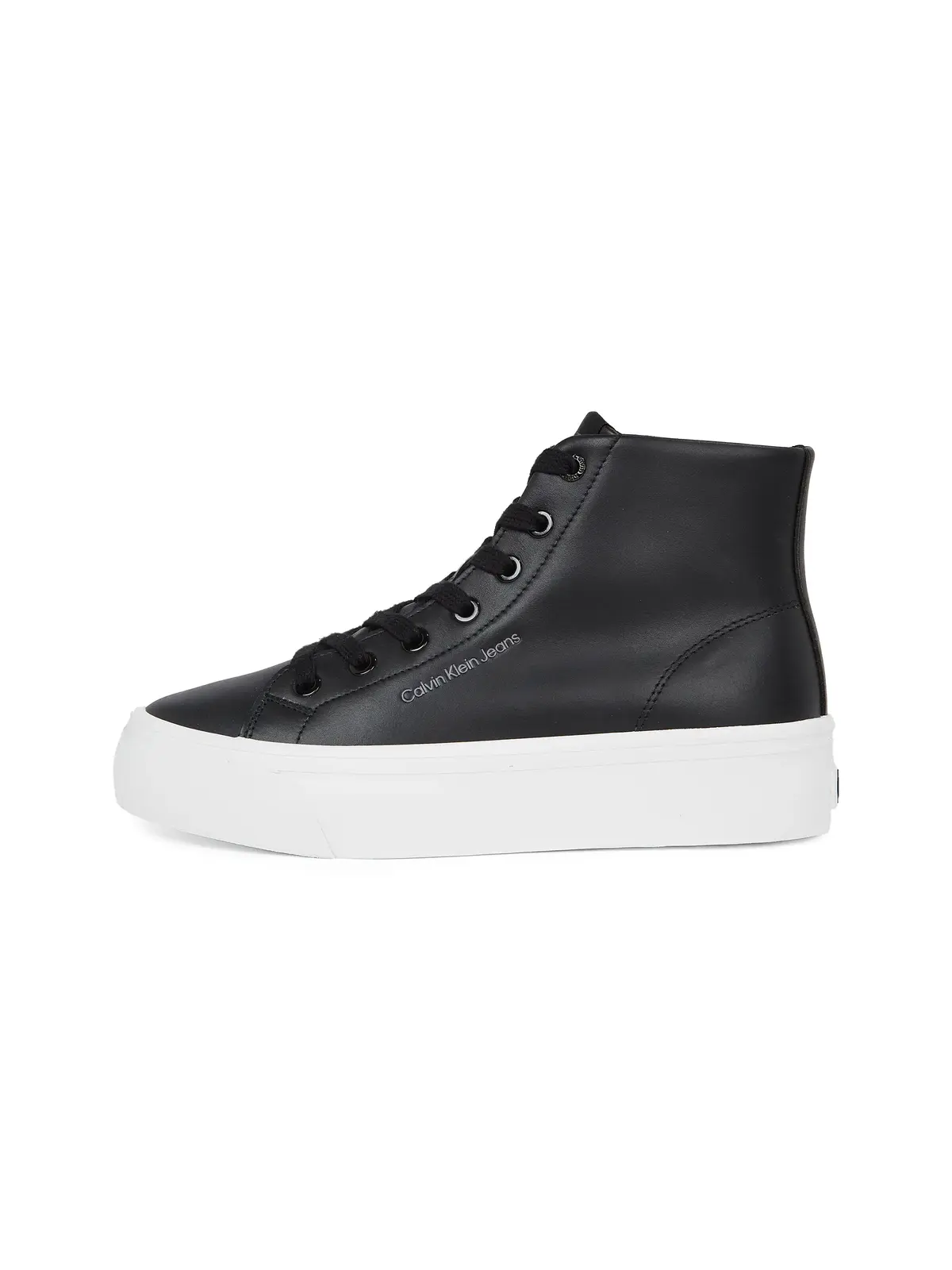 Calvin Klein VULC FLATFORM MID MG Siyah Kadın Sneaker