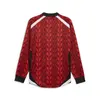 Puma FOOTBALL JERSEY Longsleeve Bordo Erkek Forma