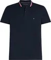 Tommy Hilfiger RWB COLLAR REG POLO, DW5 Siyah Erkek T-Shirt & Polo