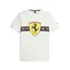 Puma Ferrari Race Hrtg  Bg Shld T Beyaz Erkek T-Shirt
