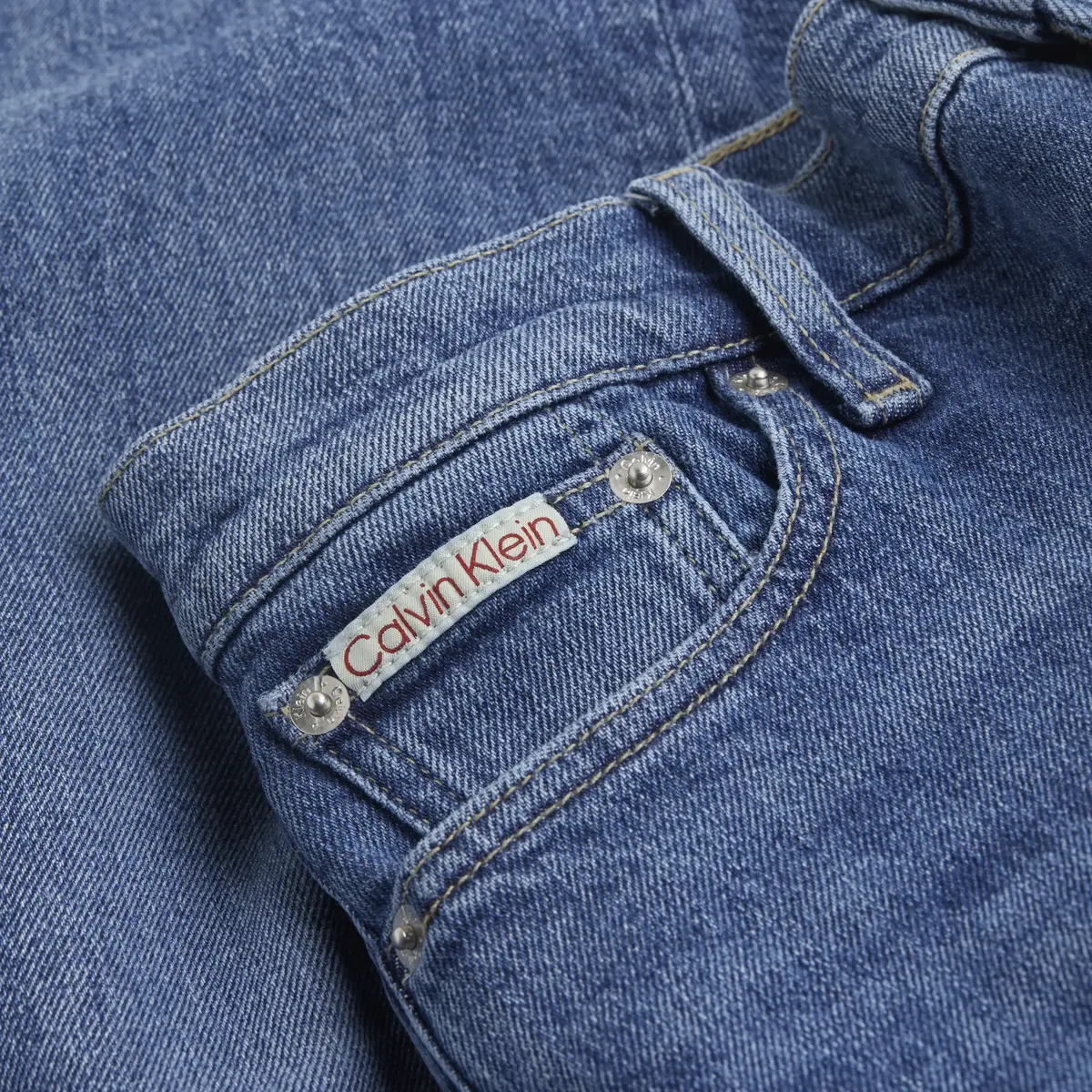 Calvin Klein MOM JEAN, 1BJ Lacivert Kadın Jean Pantolon