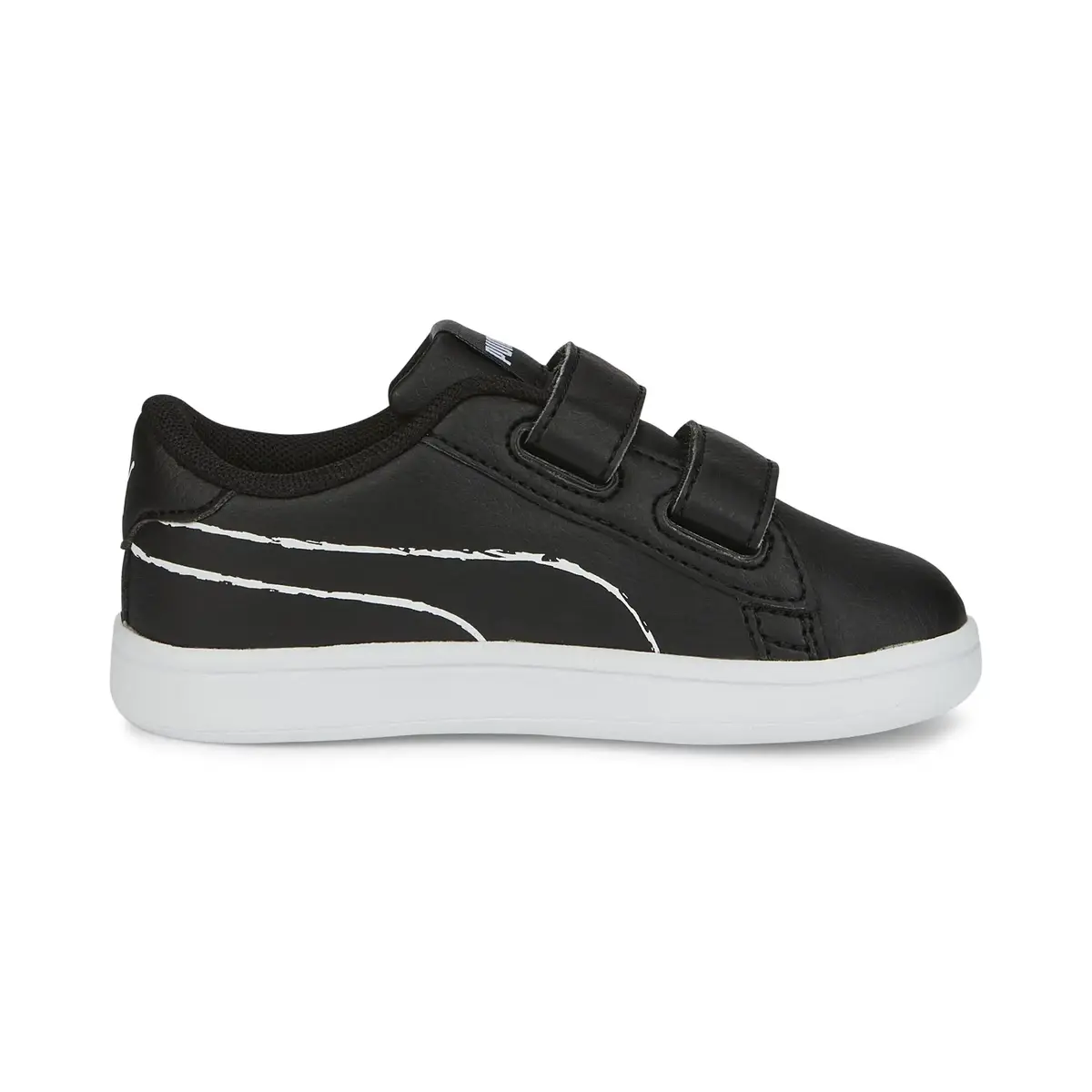 Puma Smash V2 Home School V Inf Siyah Çocuk Çocuk Günlük Spor Ayakkabı