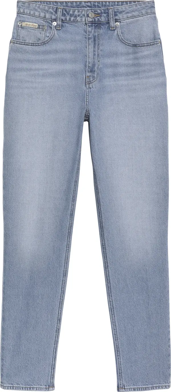 Calvin Klein NEW MOM JEAN PANAMA Kadın Mavi Kot Pantolon