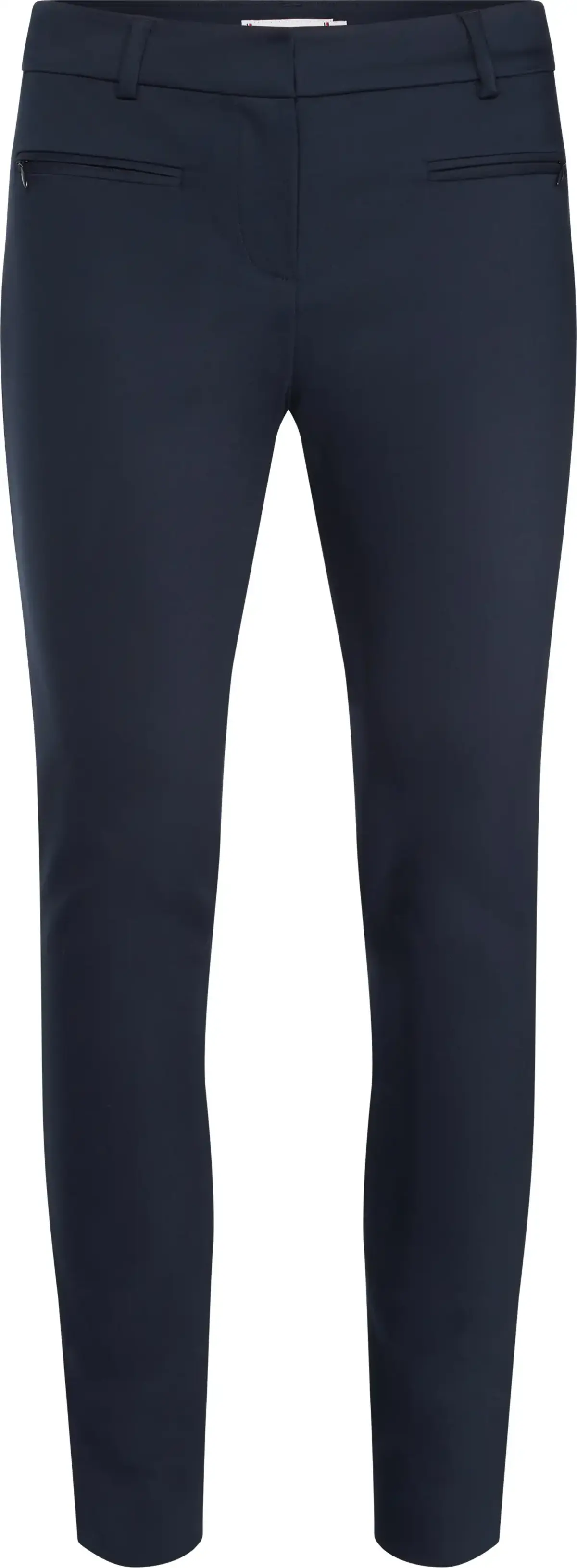 Tommy Hilfiger HERITAGE SLIM FIT PA Kadın Siyah Geniş Paça Pantolon