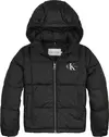 Calvin Klein SHORT QUILTED PUFFER Kadın Siyah Şişme Mont