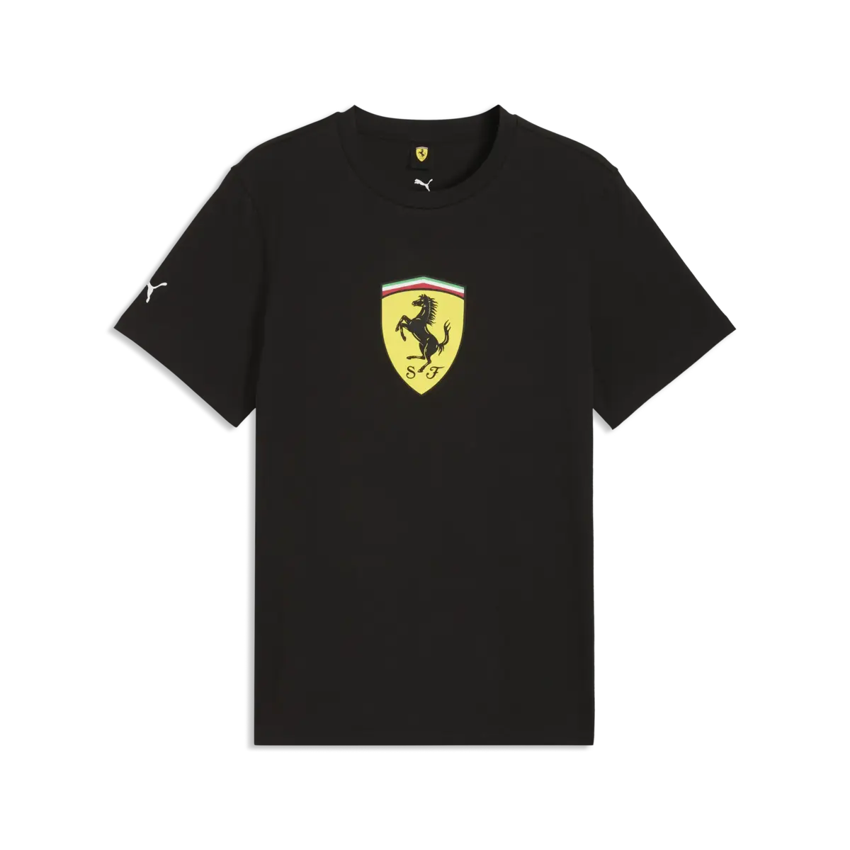 Puma Ferrari Colored Shield Tee Siyah Erkek T-Shirt