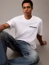 Calvin Klein SS 16S CALVIN KLEIN BAUHAUS GRAP Beyaz Erkek Tişört