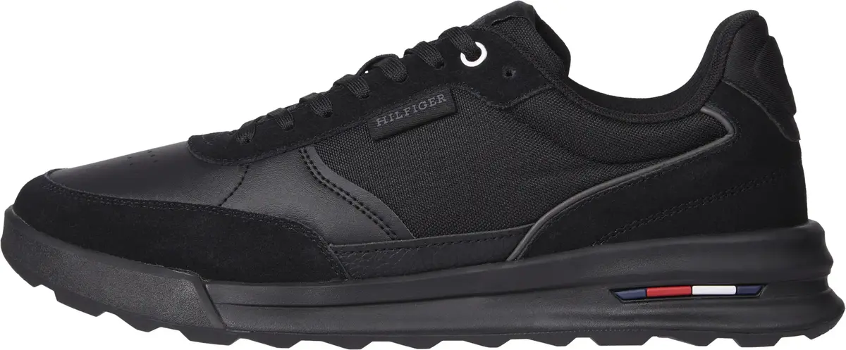 Tommy Hilfiger RETRO RUNNER MIX RWB, BDS Siyah Erkek Spor Ayakkabı & Sneaker