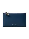 Calvin Klein CK ZIP CARDCASE 6CC Lacivert Deri Kartlık