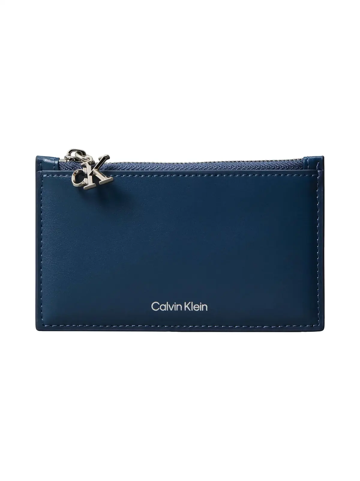 Calvin Klein CK ZIP CARDCASE 6CC Lacivert Deri Kartlık