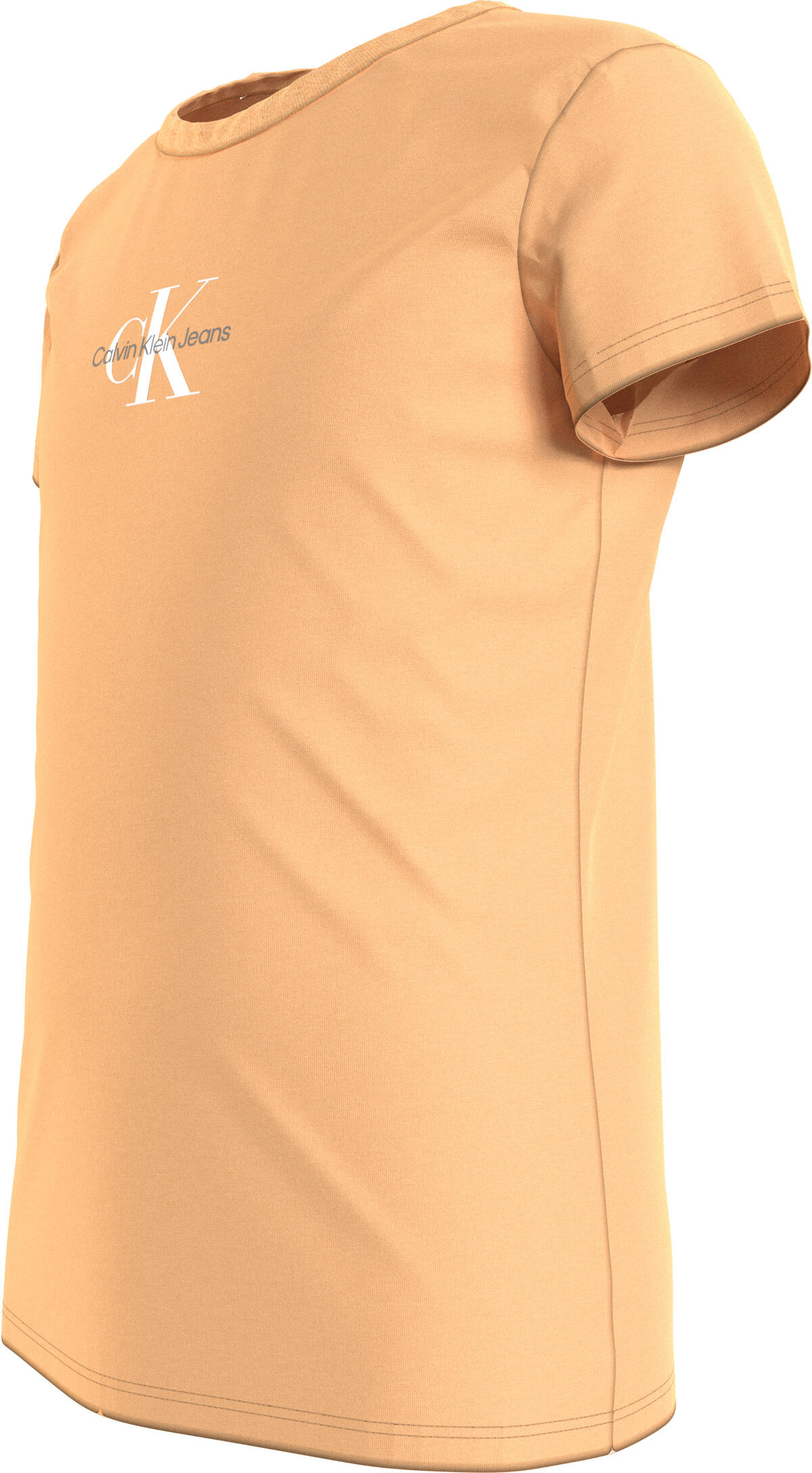Calvin Klein MICRO MONOGRAM TOP Kadın Turuncu T-Shirt