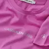 Calvin Klein METALLIC CHEST LOGO Kadın Pembe T-Shirt