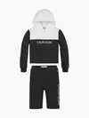 Calvin Klein COLOUR BLOCK HOODIE Kadın Siyah Hoodie