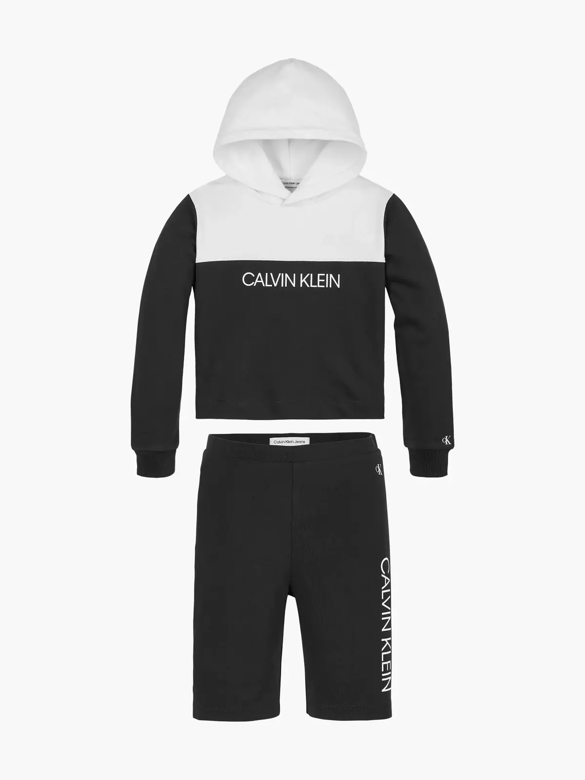 Calvin Klein COLOUR BLOCK HOODIE Kadın Siyah Hoodie