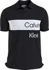 Calvin Klein INSTITUTIONAL BLOCKI Erkek Siyah Polo T-Shirt
