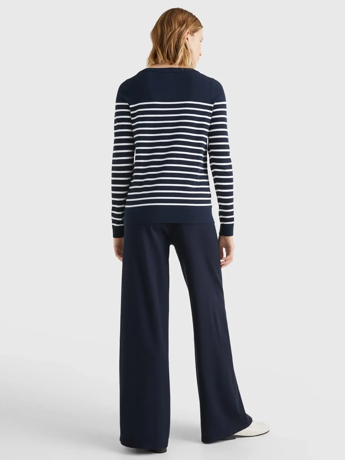 Tommy Hilfiger HERITAGE BOAT NECK S Kadın Siyah Kazak