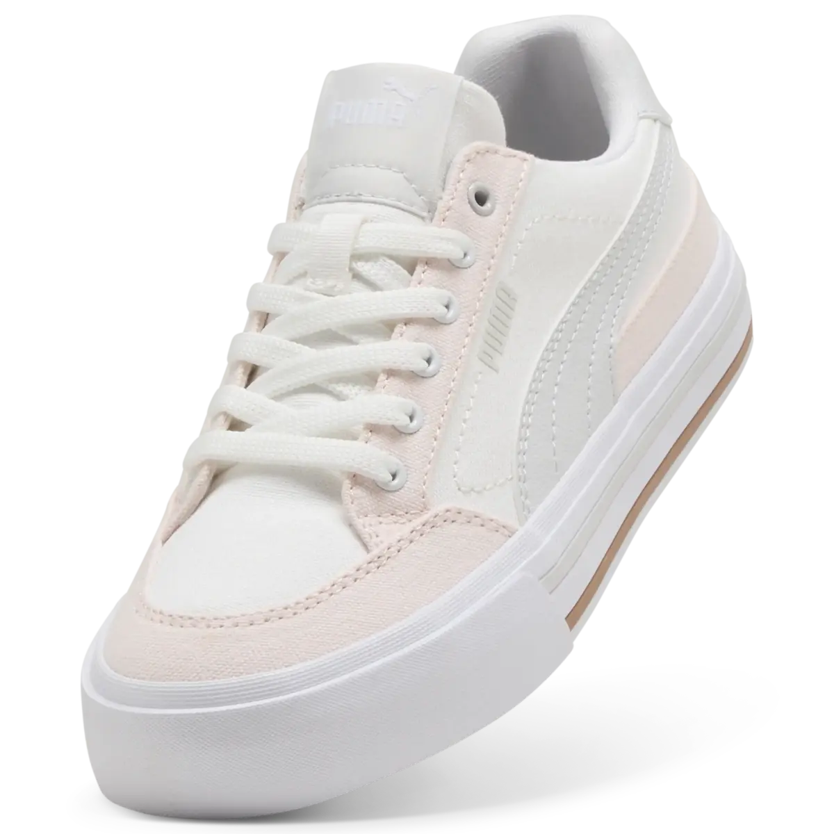 PUMA Court Classic Vulc FS PUMA White-Feather Beyaz Kadın Spor Ayakkabı