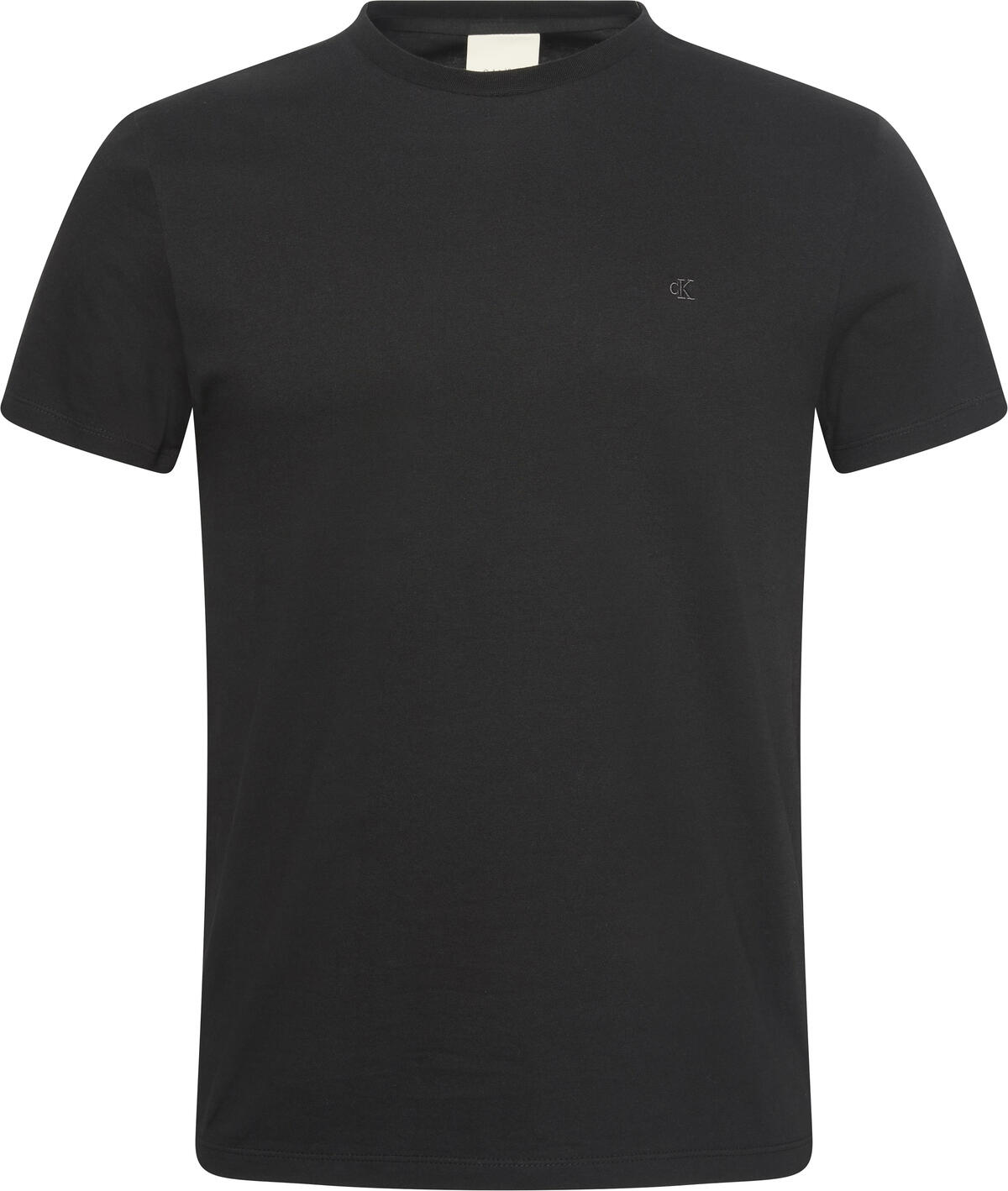 Calvin Klein SS SLIM STRETCH COTTON CREWNK TE Siyah Erkek T-Shirt