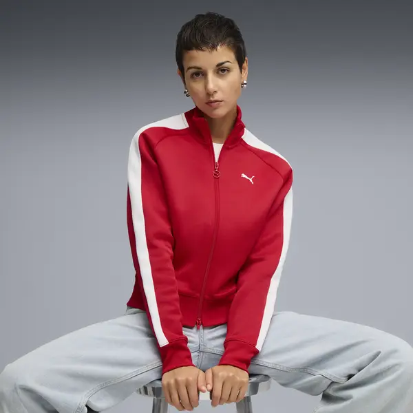 Puma T7 ALWAYS ON Track Jacket Kırmızı Kadın Ceket
