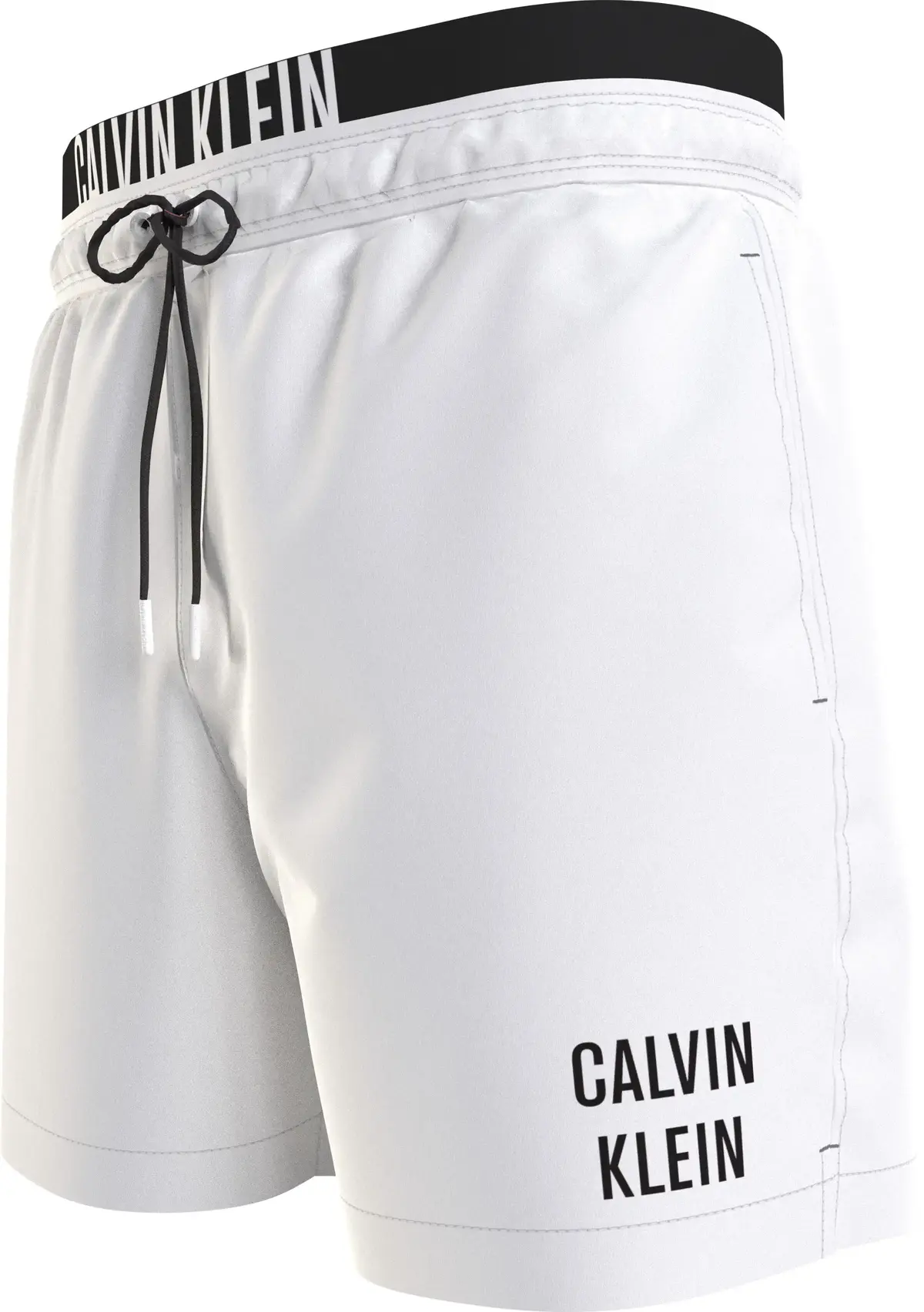 Calvin Klein MEDIUM DOUBLE WB-NOS Erkek Beyaz Deniz Şortu