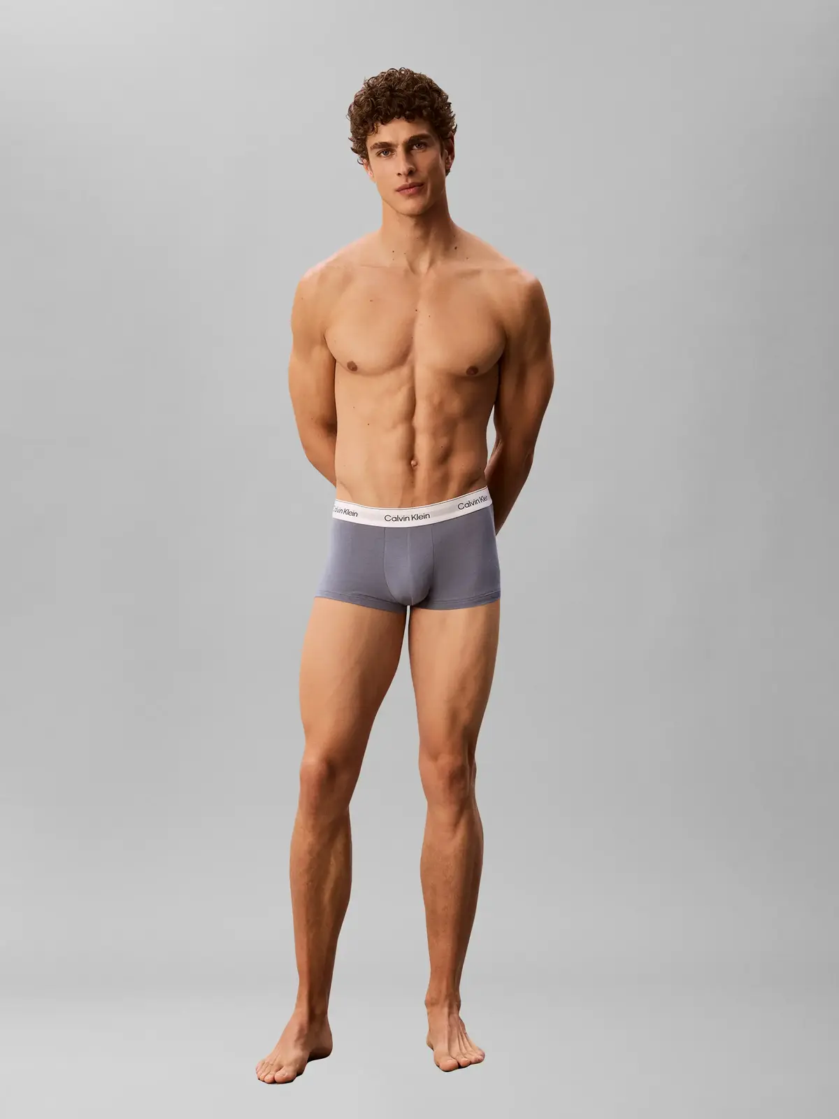 Calvin Klein LOW RISE TRUNK 3PK, X2V Mavi Erkek 3'lü Boxer