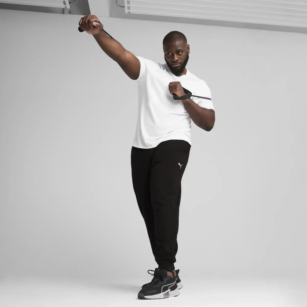 PUMA TAD TECH Triblend Tee Beyaz Erkek T-Shirt