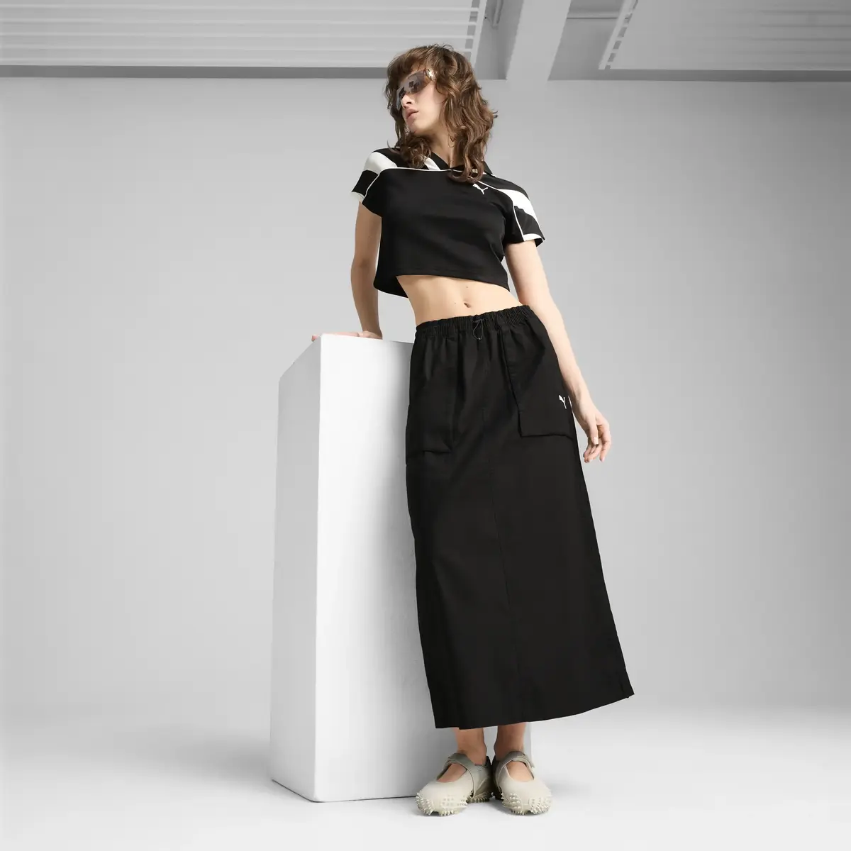 Puma FUTURE.PUMA.ARCHIVE Skirt Siyah Kadın Etek