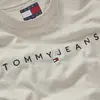 Tommy Hilfiger TJM REG LINEAR LOGO, AE3 Krem Erkek T-Shirt & Polo