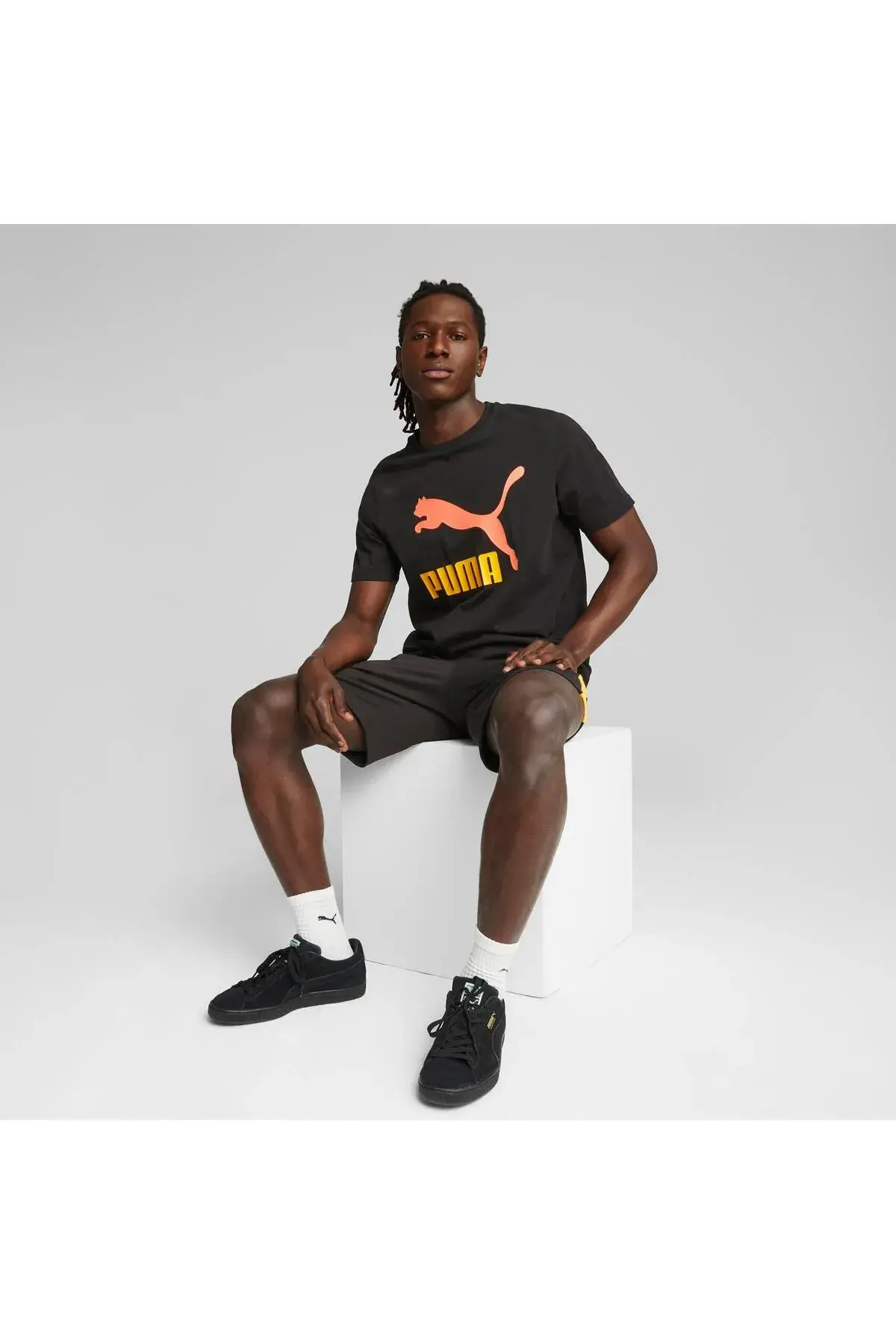 Puma Classics Logo Tee (s) Siyah Erkek T-Shirt
