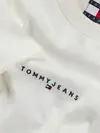Tommy Hilfiger TJM RLX LINEAR LOGO, YBL Beyaz Erkek T-Shirt