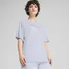 PUMA EVOSTRIPE Relaxed Tee Mavi Kadın T-Shirt