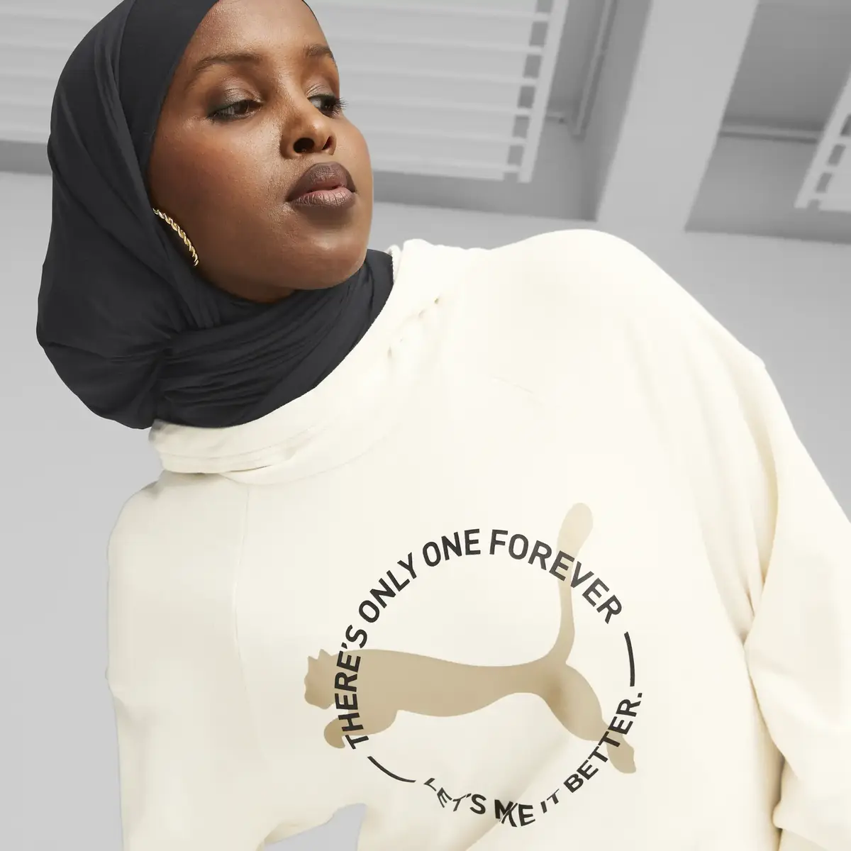 Puma BETTER SPORTSWEAR Hoodie Krem Kadın Hoodie