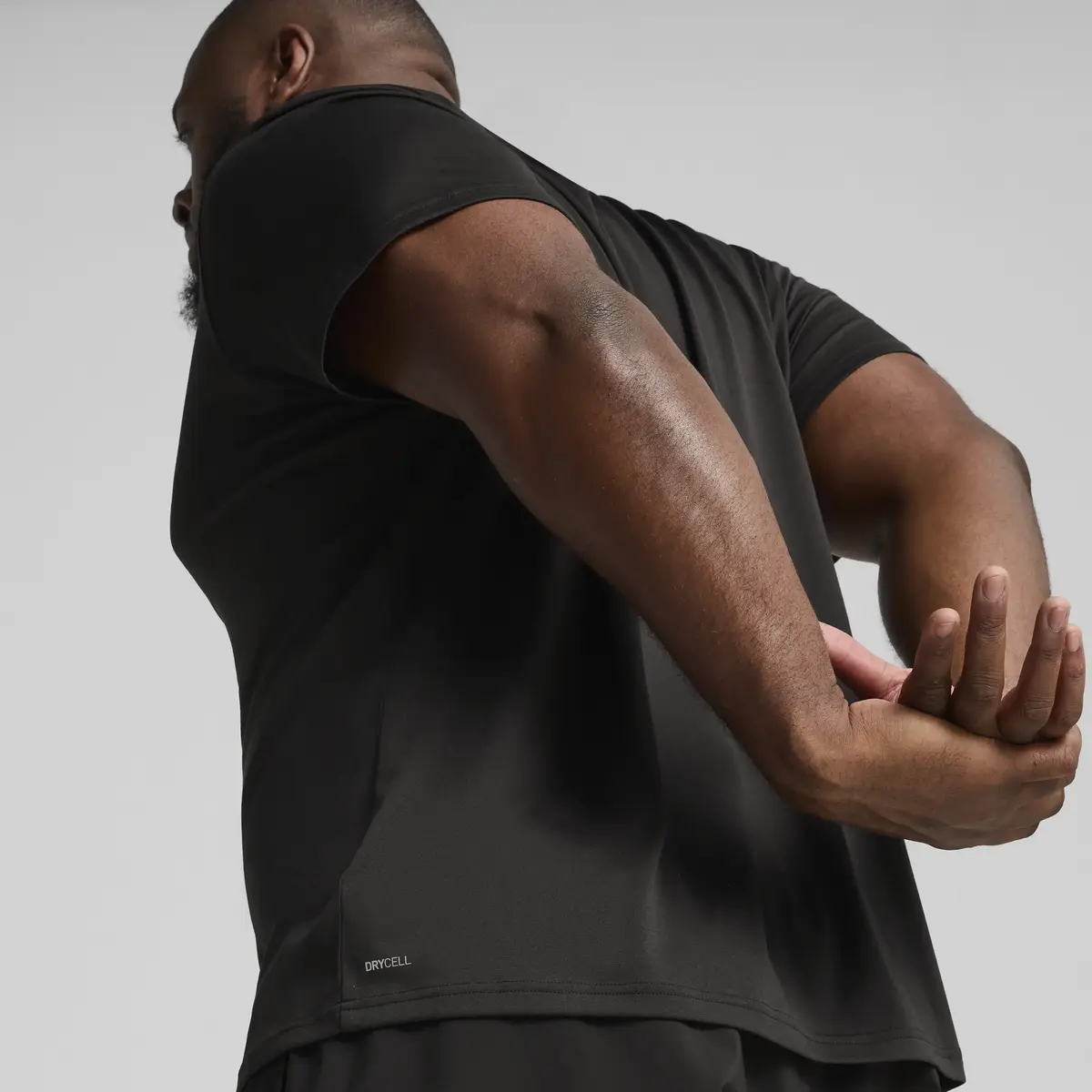 Puma M TAD ESS SOLID CAT TEE LC Siyah Erkek T-Shirt