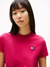 Tommy Hilfiger TJW REG BADGE TEE, XIP Pembe Kadın T-Shirt & Polo