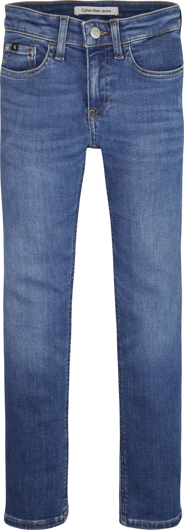 Calvin Klein SLIM ESSENTIAL MID B Erkek Mavi Kot Pantolon