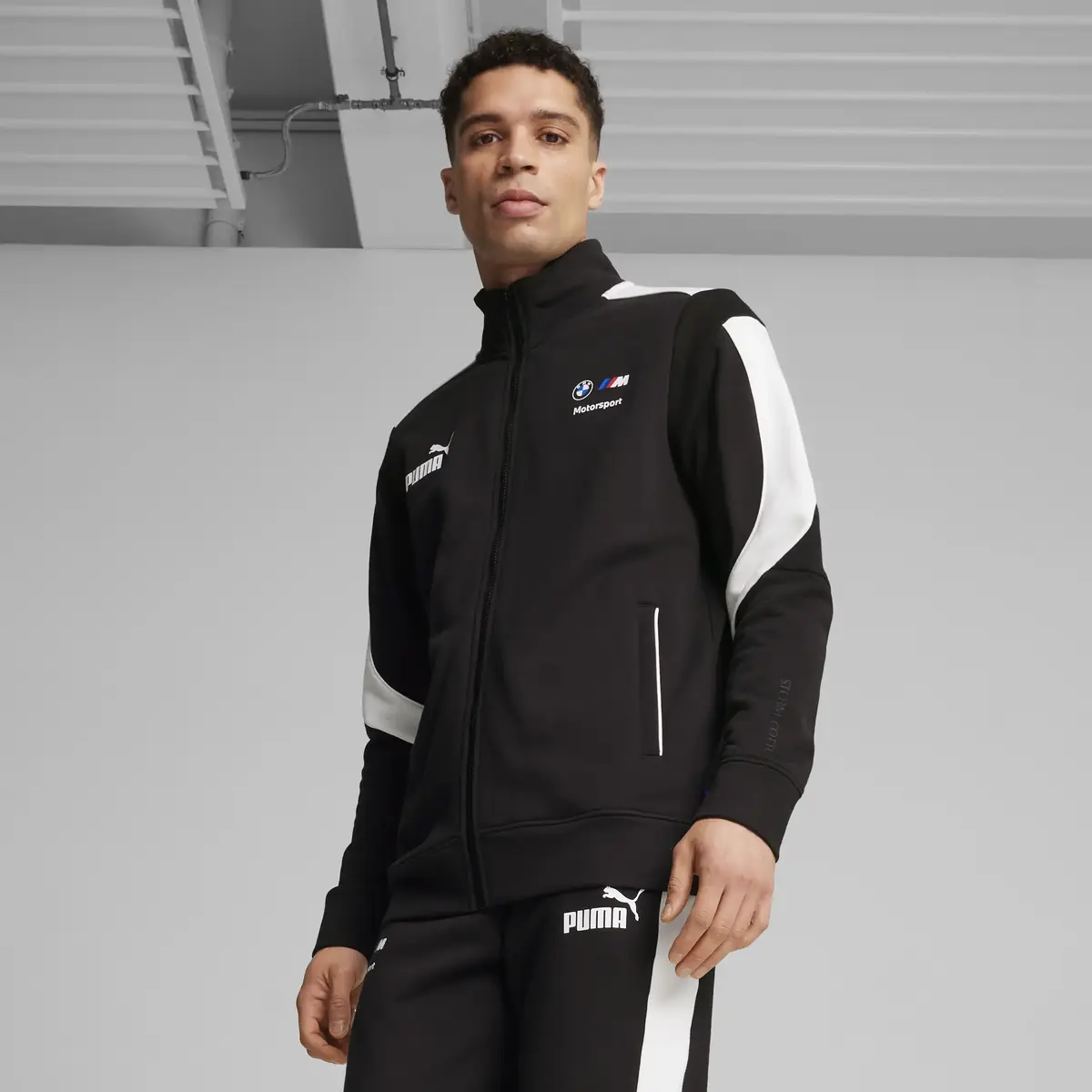 PUMA BMW MMS MT7+ SWEAT JACKET Siyah Erkek Ceket