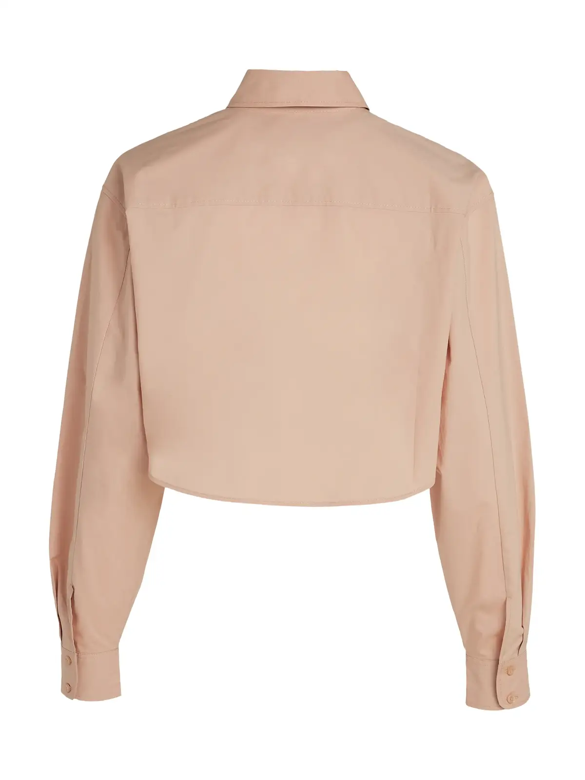 Calvin Klein WOVEN LABEL CROPPED, TGW Pembe Kadın Gömlek